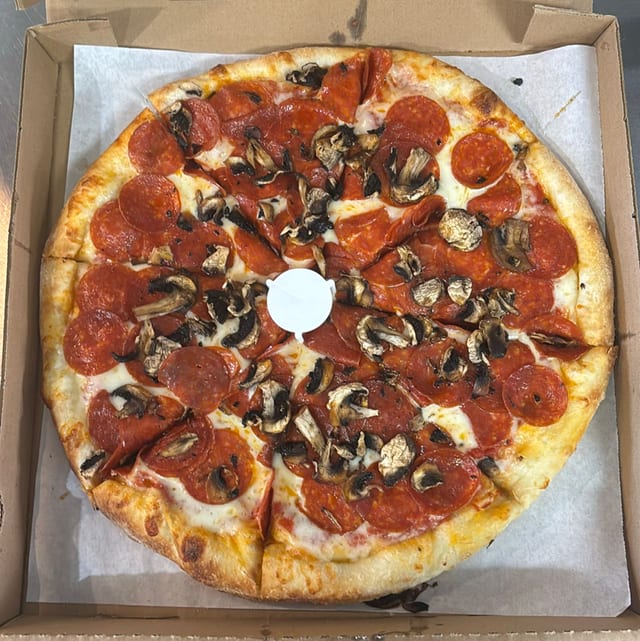 Medium Two Toppings.