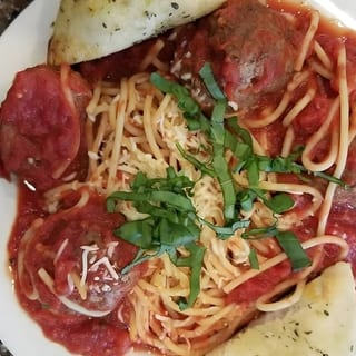 Spaghetti with Home Made Meatballs